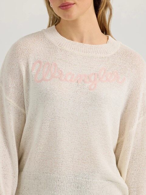 Wrangler Women's Gauzy Knit Sweater