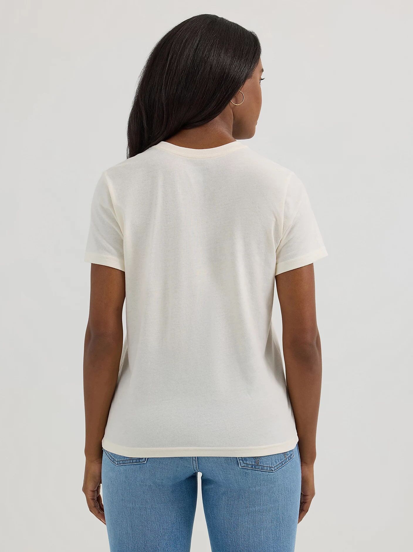 Wrangler Women's Logo Cowboy Regular Fit T-Shirt