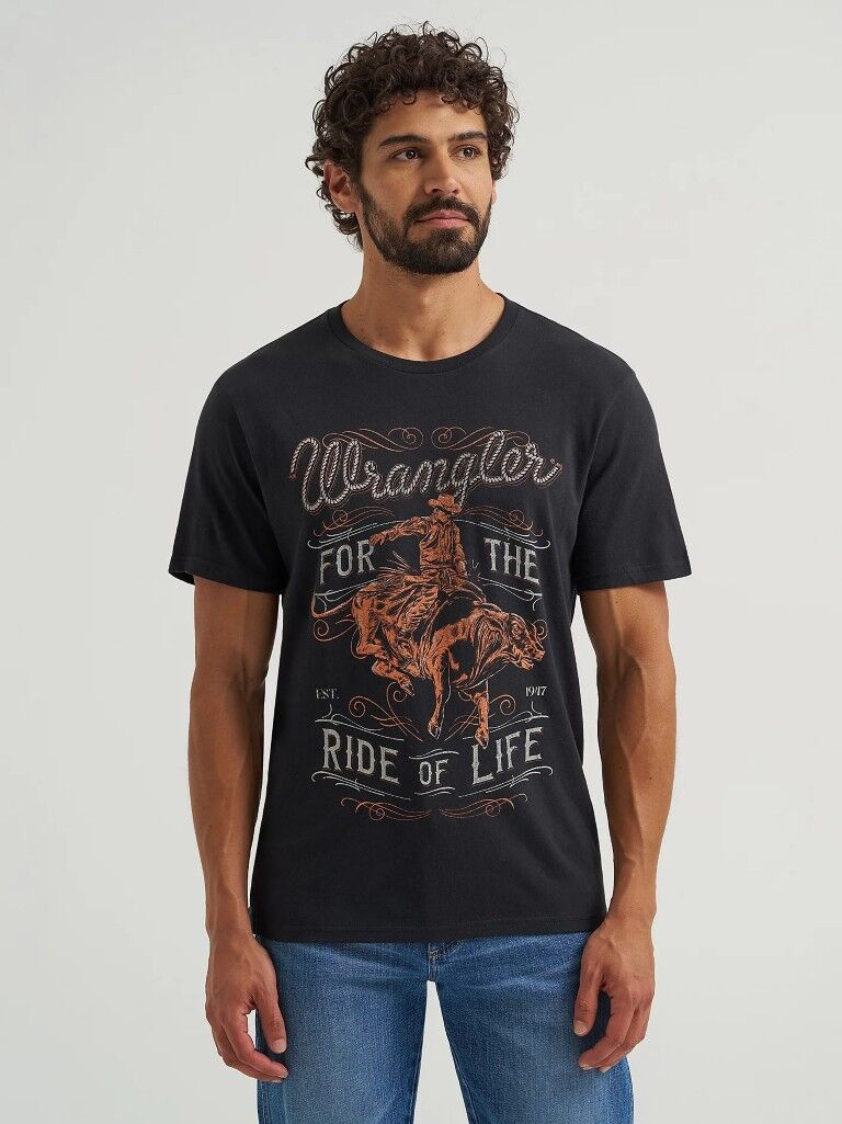 Wrangler Men's For The Ride Of Life Graphic T-Shirt