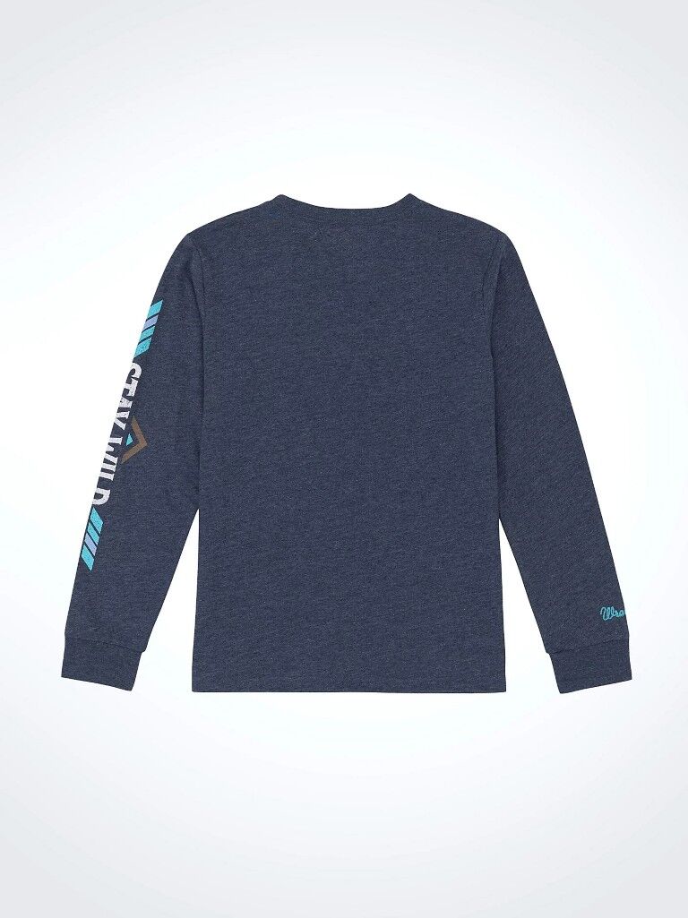 Wrangler Boy's Long Sleeve Western Graphic T-Shirt