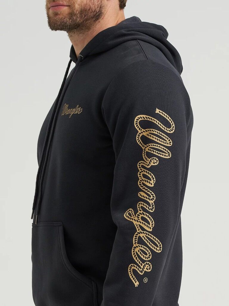 Wrangler Men's Rope Logo Hoodie