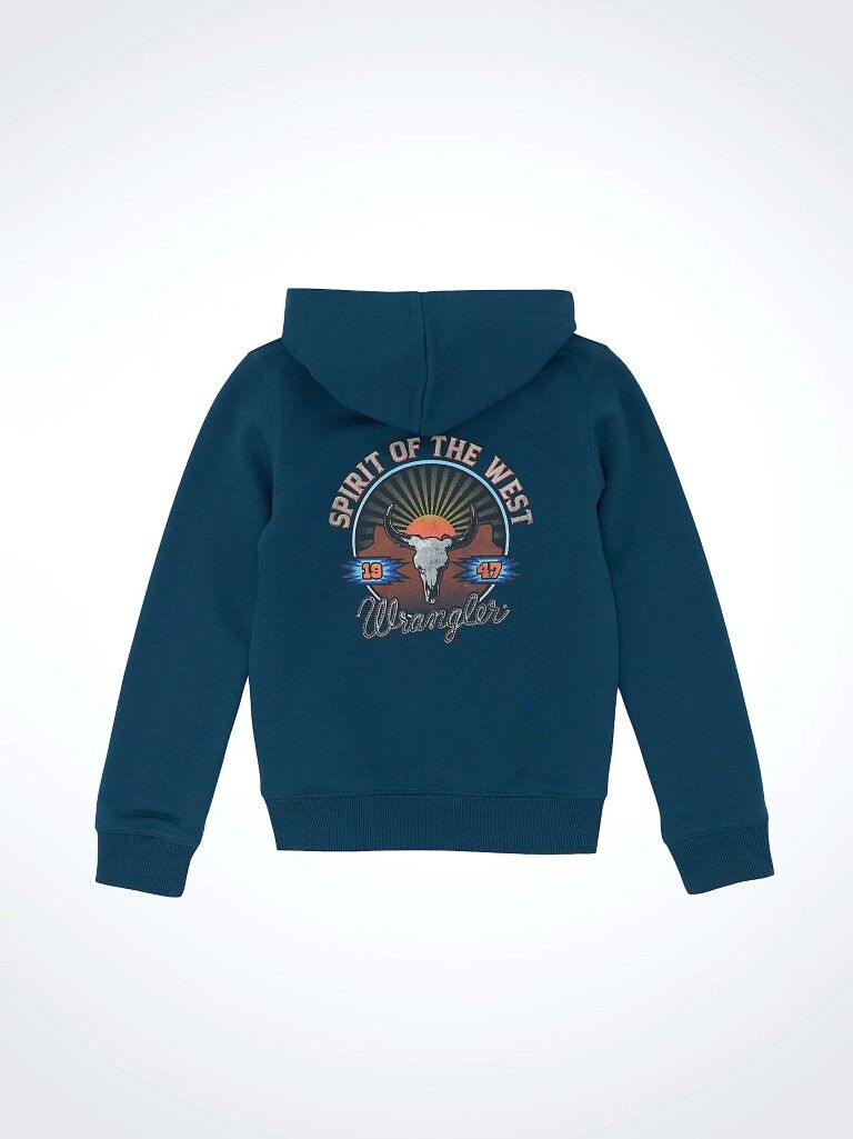 Wrangler Boy's Western Back Graphic Pullover Hoodie