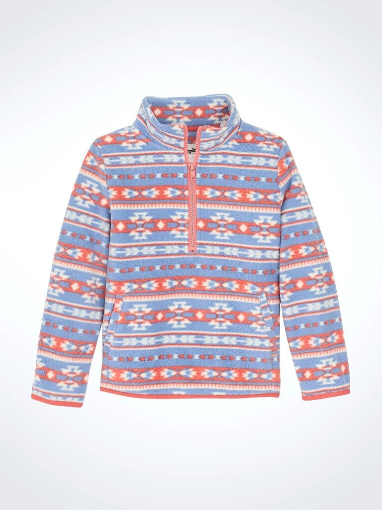 Wrangler Girl's Long Sleeve Western Graphic T-Shirt