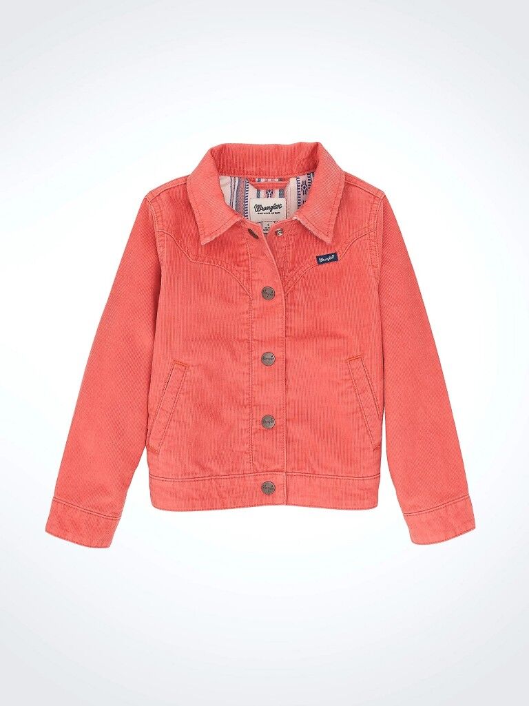 Wrangler Girl's Flannel Lined Corduroy Jacket