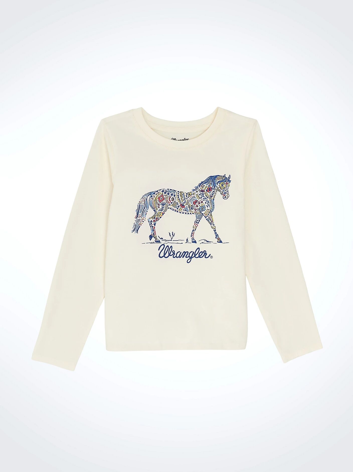 Wrangler Girl's Long Sleeve Western Graphic T-Shirt