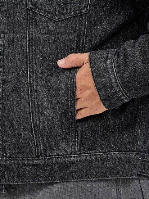 Wrangler Men's Flannel Lined Western Denim Jacket