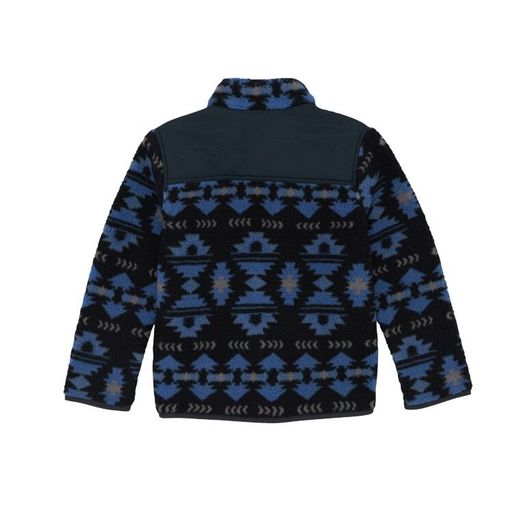 Wrangler Boy's Mixed Sherpa Full Zip Pullover