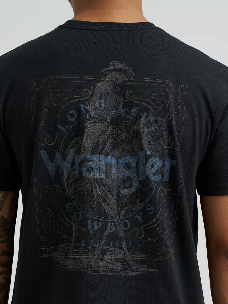 Wrangler Men's Cowboy Back Graphic T-Shirt