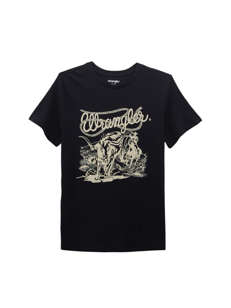 Wrangler Women's Nostalgia Logo Regular Fit T-Shirt