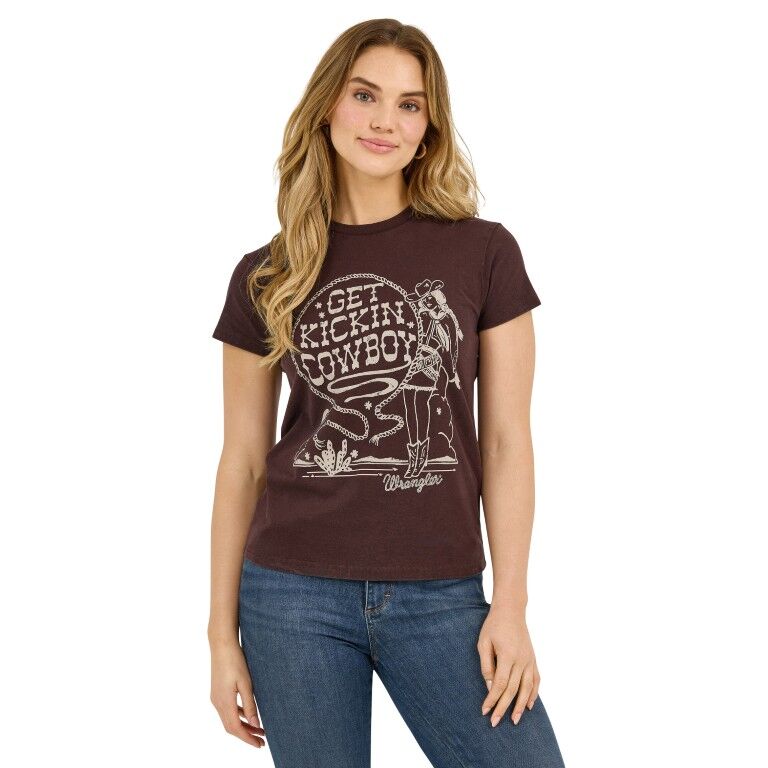 Wrangler Women's Graphic Retro Regular Fit T-Shirt