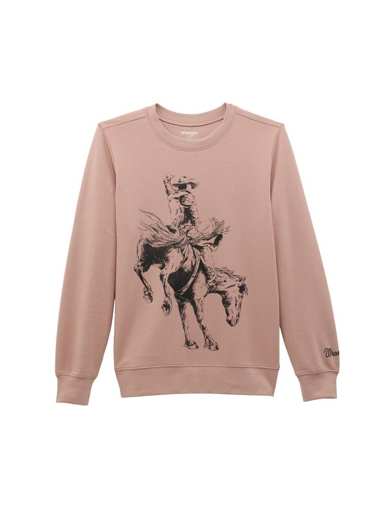 Wrangler Women's Graphic Crew Sweatshirt