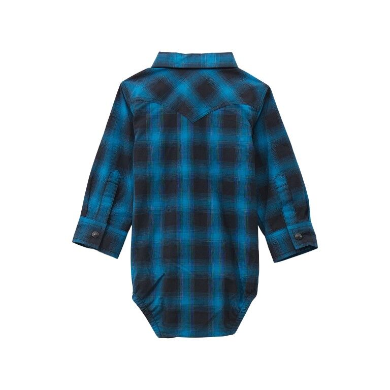 Wrangler Boy's Long Sleeve Western Snap Bodysuit