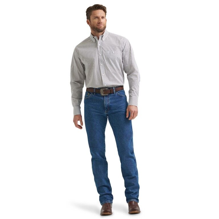 Wrangler Men's George Strait Collection One Pocket Long Sleeve Shirt