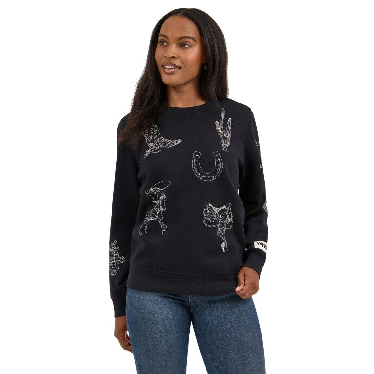 Wrangler Women's Icons Pullover Sweatshirt