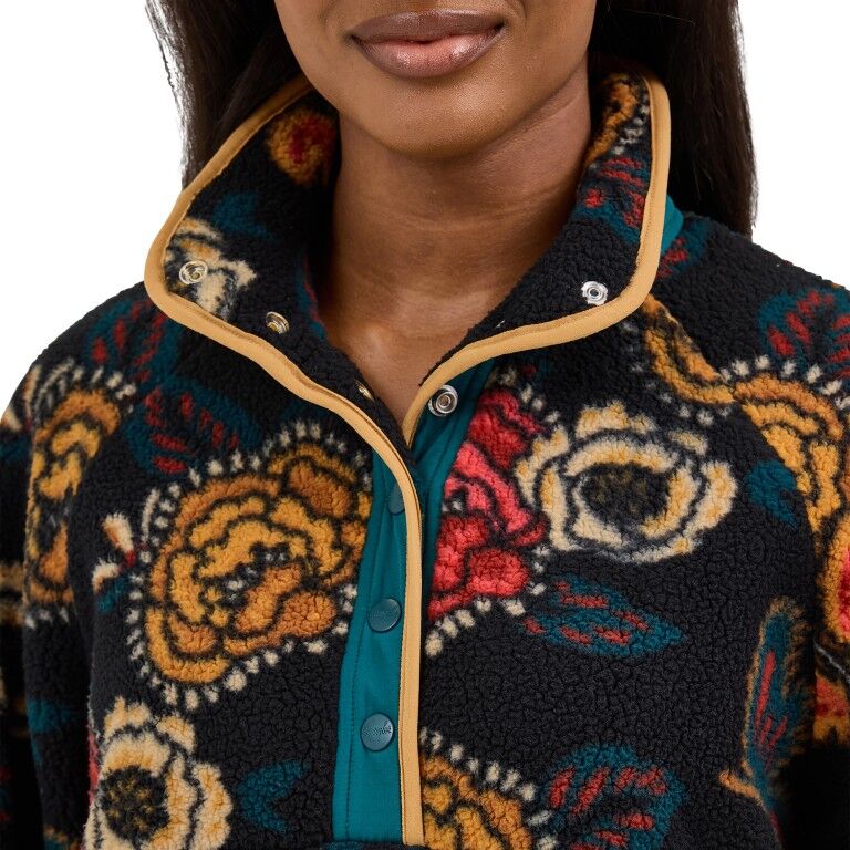 Wrangler Women's Retro Half Snap Sherpa Pullover