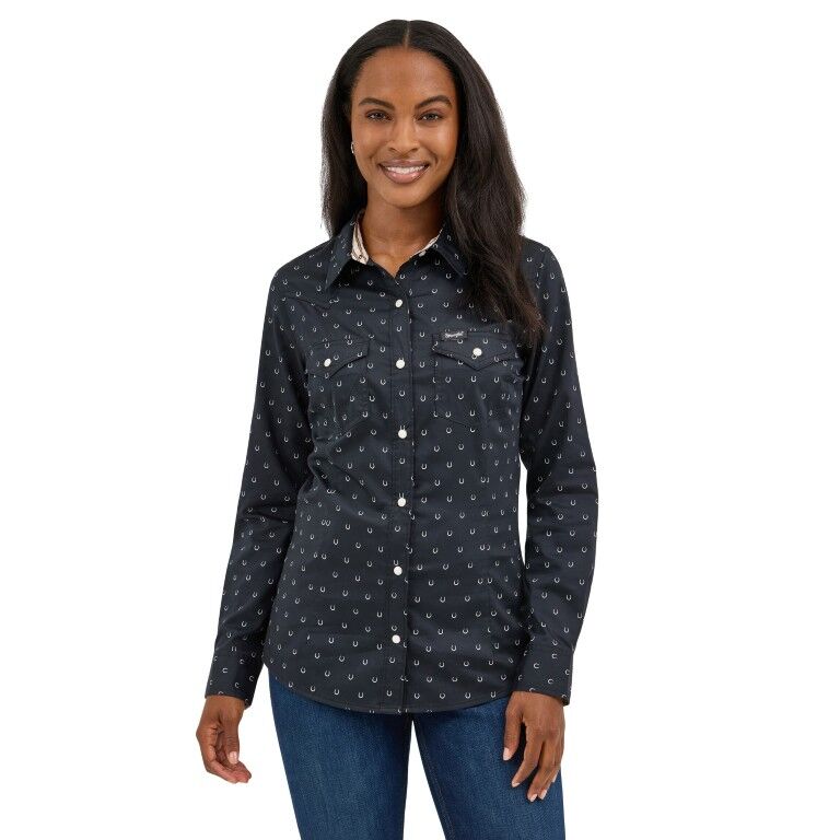 Wrangler Women's All Occasion Western Snap Shirt