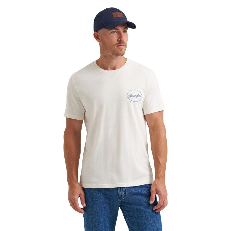 Wrangler Men's Regular Fit Graphic Short Sleeve T-Shirt
