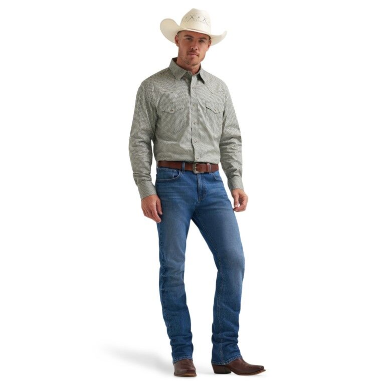 Wrangler Men's 20X Competition Advanced Comfort Classic Fit Long Sleeve Shirt