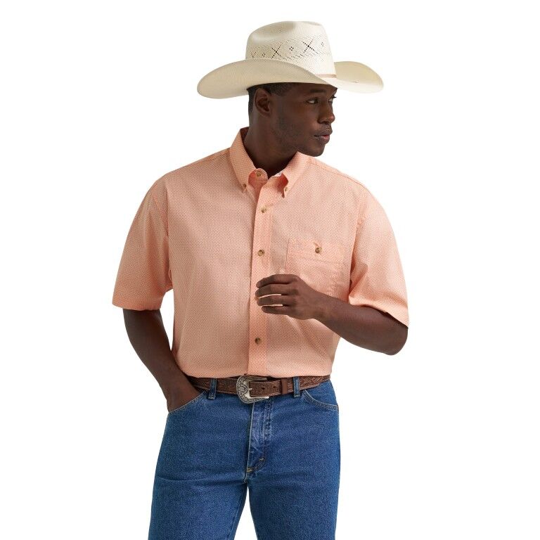 Wrangler Men's George Strait Collection One Pocket Long Sleeve Shirt