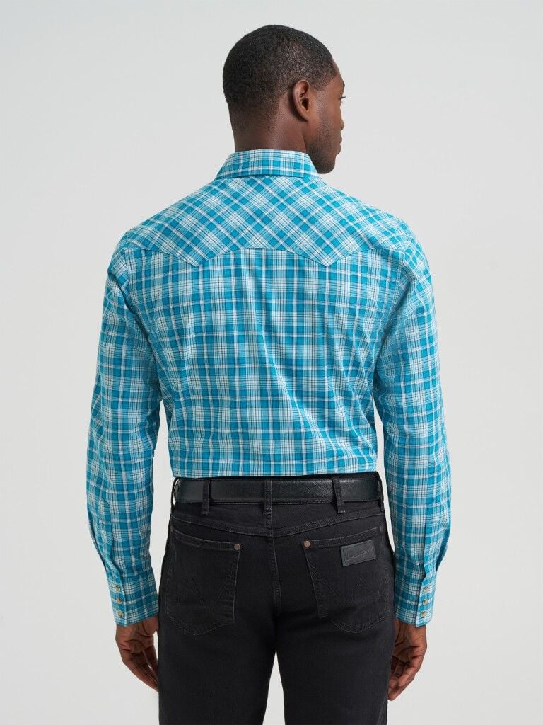 Wrangler Men's Retro Modern Fit Long Sleeve Shirt