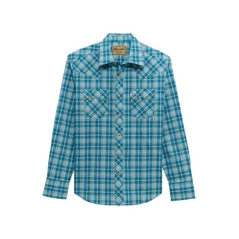 Wrangler Men's Retro Modern Fit Long Sleeve Shirt