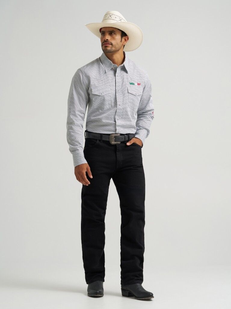 Wrangler Men's Long Sleeve Snap Shirt