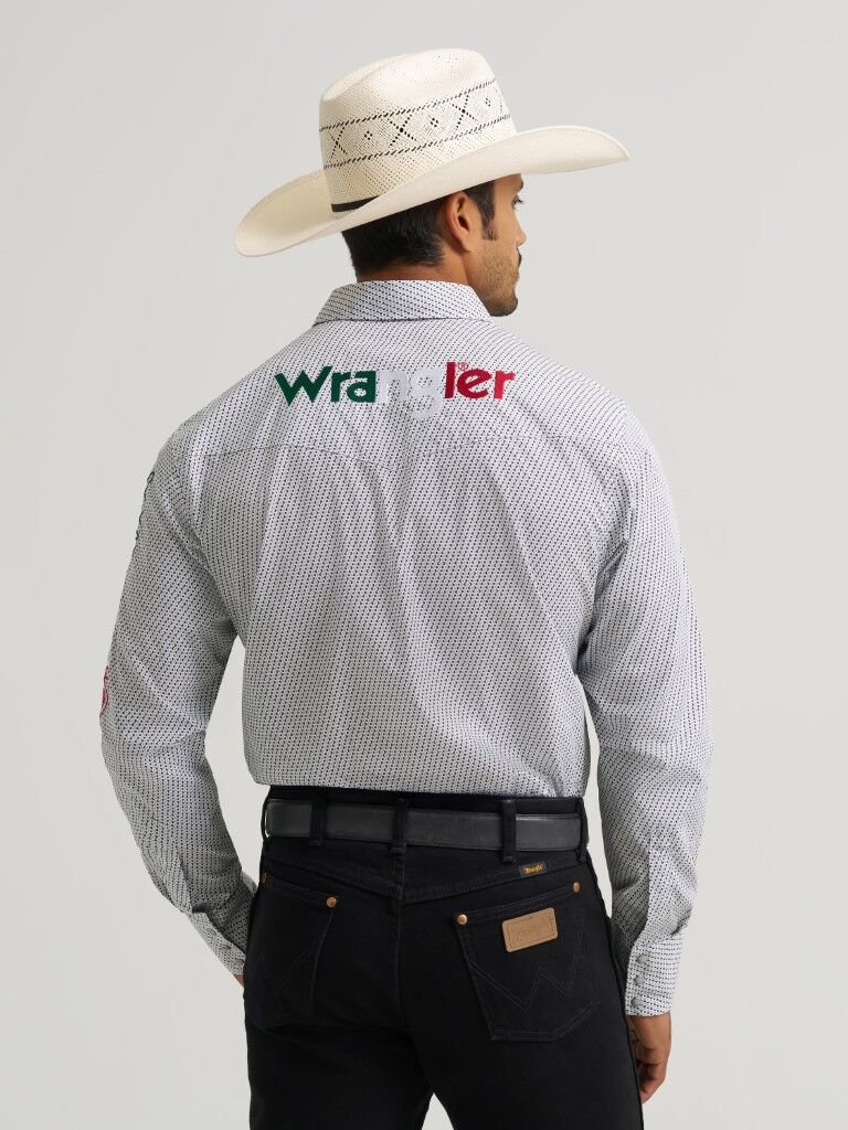 Wrangler Men's Long Sleeve Snap Shirt