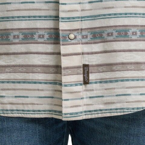 Wrangler Men's Retro Premium Modern Fit Long Sleeve Snap Shirt