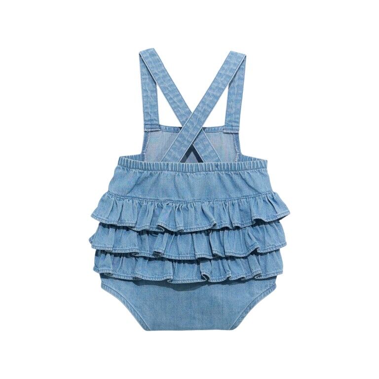 Wrangler Girl's Denim Onesie