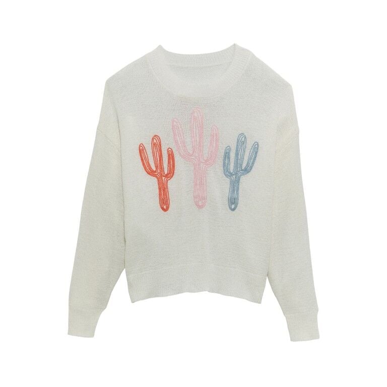 Wrangler Women's Retro Americana Crew Sweater