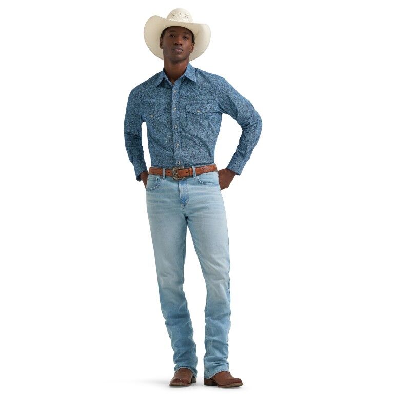 Wrangler Men's 20X Competition Advanced Comfort Classic Fit Long Sleeve Shirt