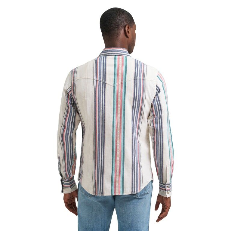 Wrangler Men's Retro Premium Modern Fit Long Sleeve Snap Shirt