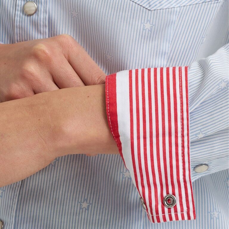 Wrangler Women's Retro Western Dress Snap Shirt