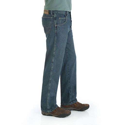 Wrangler Men's Rugged Wear Relaxed Fit Mid Rise Jean Pants
