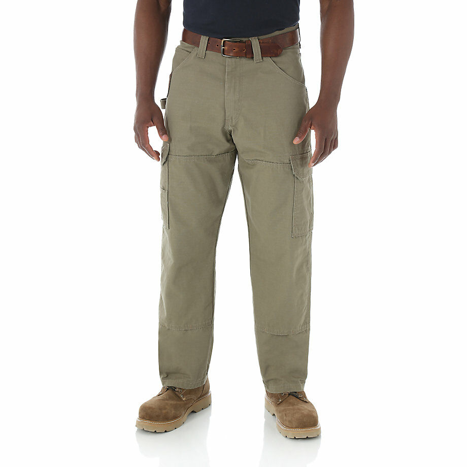 Wrangler Men's Riggs Workwear Ripstop Ranger Pants in Bark