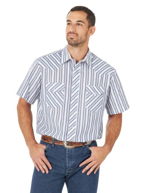 Wrangler Men's Sport Western Long Sleeve Snap Shirt