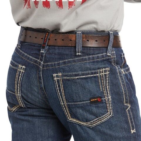 Ariat Men's FR M4 Relaxed Boundary Bootcut Jean 