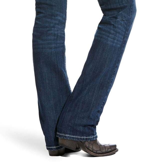 Ariat Women's R.E.A.L. Mid Rise Stretch Ivy Stackable Straight Leg Jean