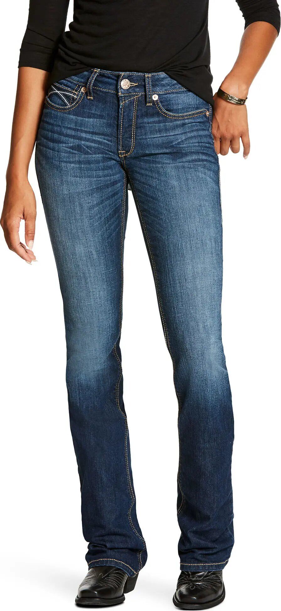 Ariat Women's R.E.A.L. Perfect Rise Stretch Rosa Bootcut Jean