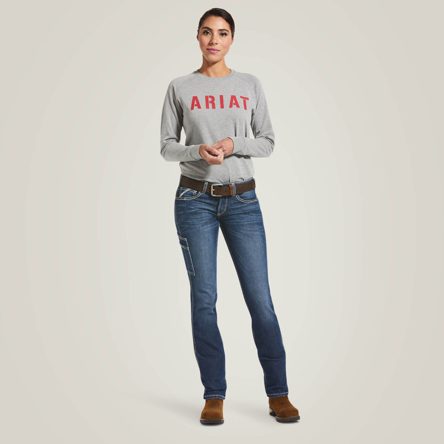 Ariat Women's Rebar DuraStretch Riveter Straight Leg Jean