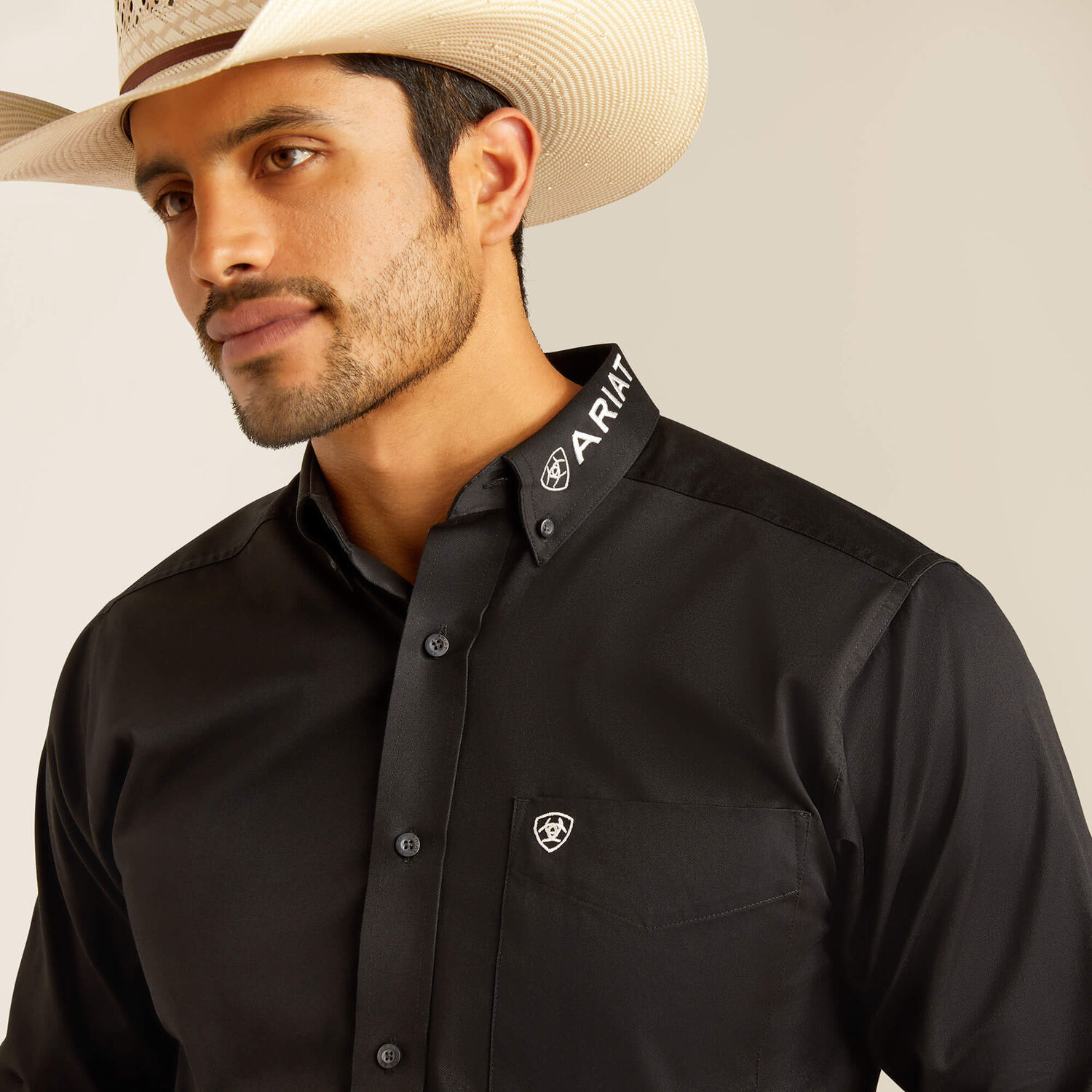 Ariat Men's Team Logo Twill Fitted Shirt