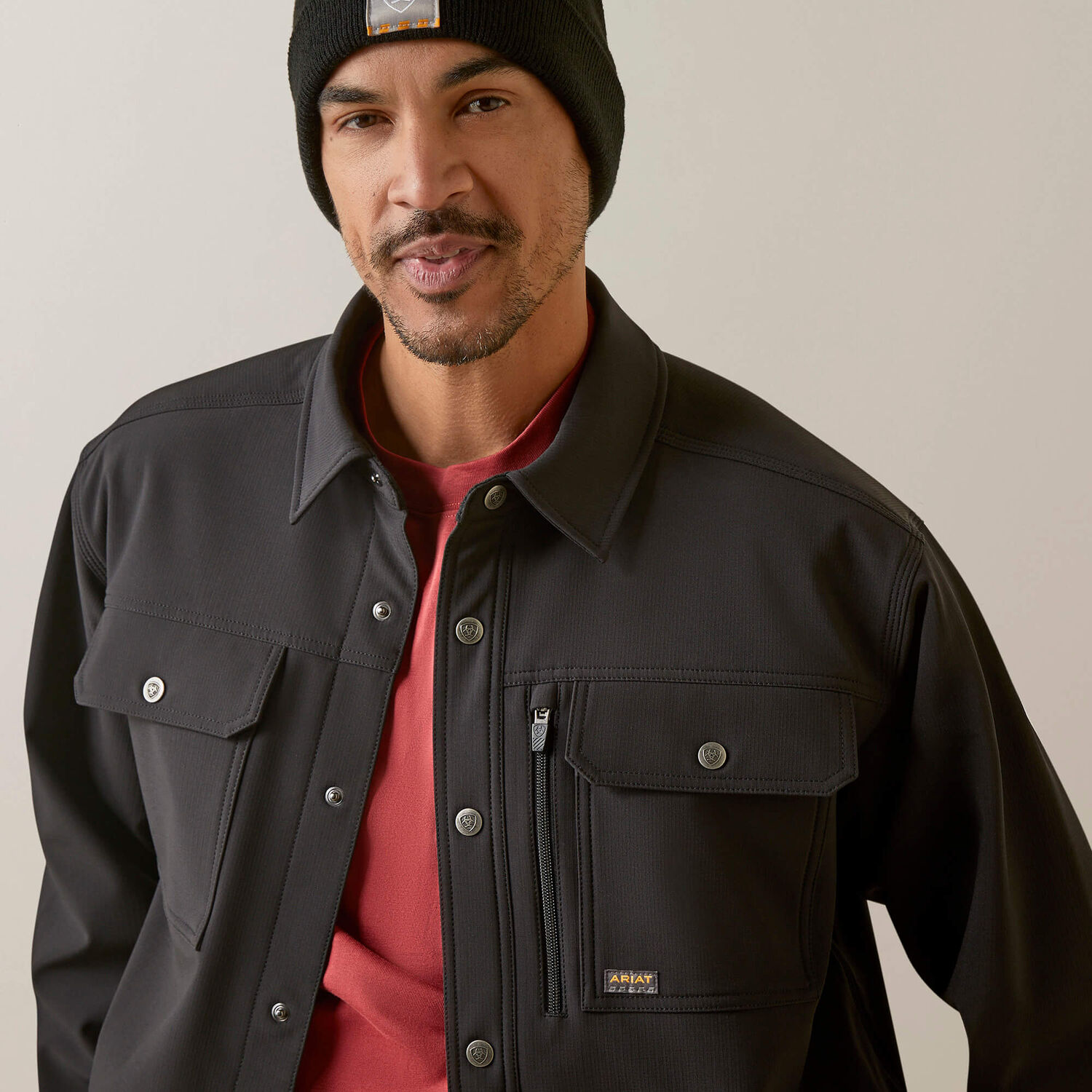Ariat Men's Rebar DuraStretch Utility Softshell Shirt Jacket