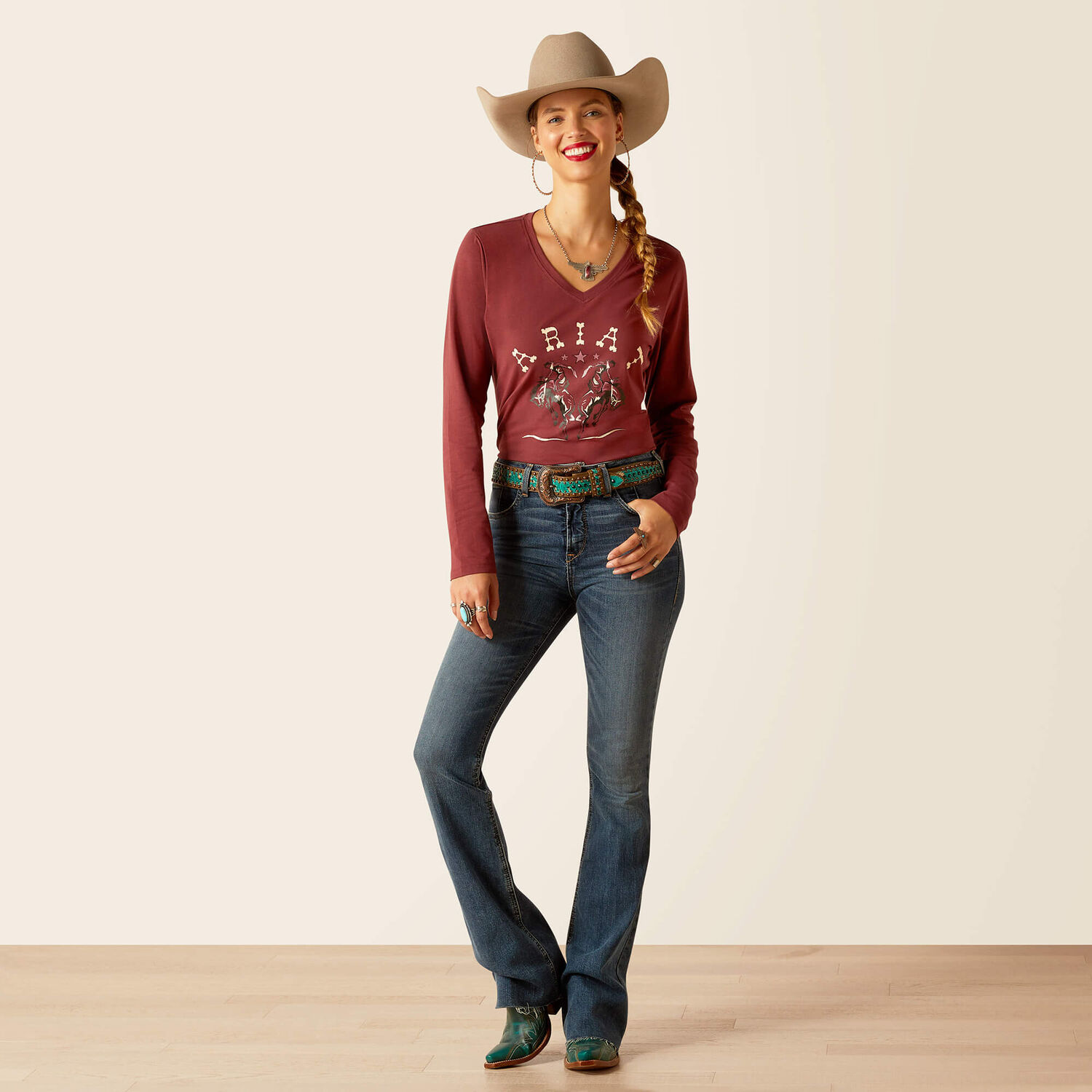 Ariat Women's Rodeo Long Sleeve T-Shirt