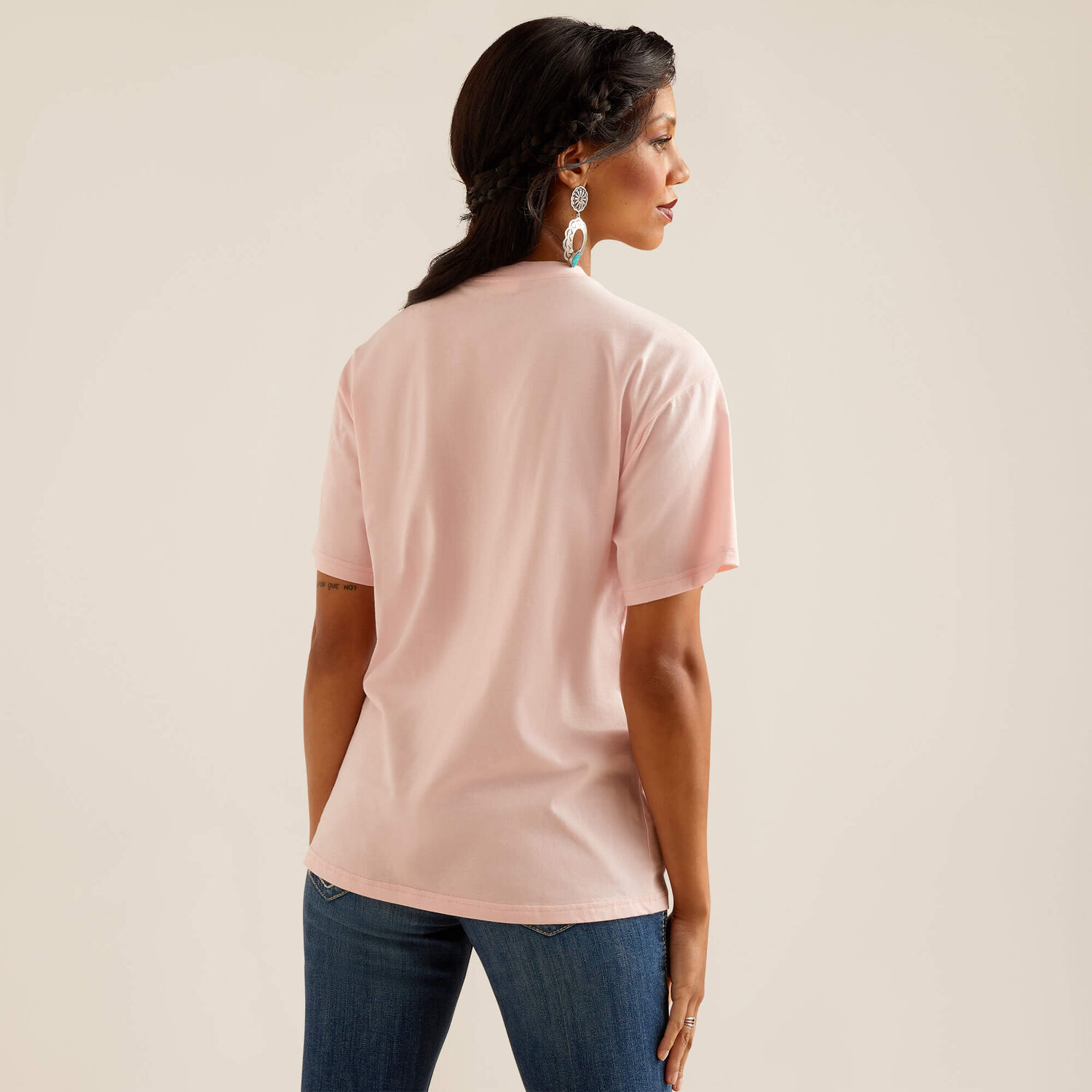 売れ筋商品|||アリアト カットソー トップス レディース Tacky T-Shirt - Women's Blushing Rose Ariat Tacky Oversized T-Shirt - Women's T-Shirts in Blushing