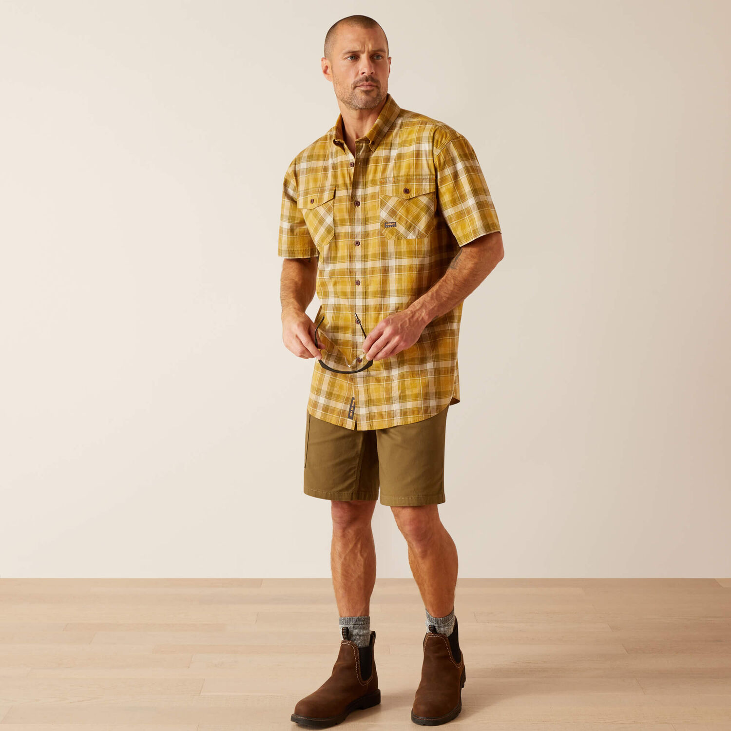 Ariat Men's Rebar Made Tough DuraStretch Work Shirt