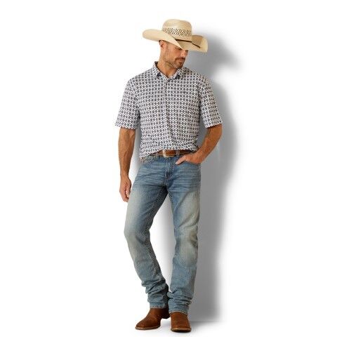 Ariat Men's All Over Print Polo