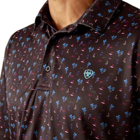 Ariat Men's All Over Print Polo