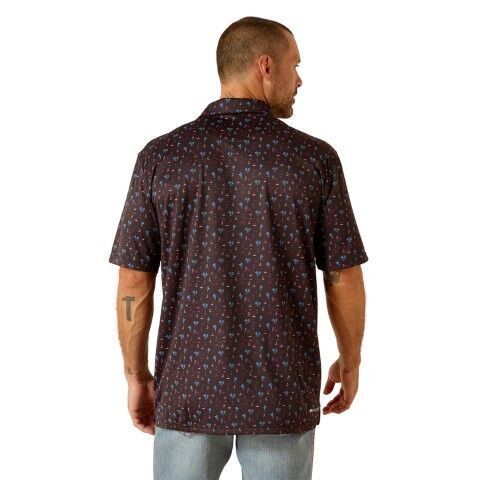 Ariat Men's All Over Print Polo