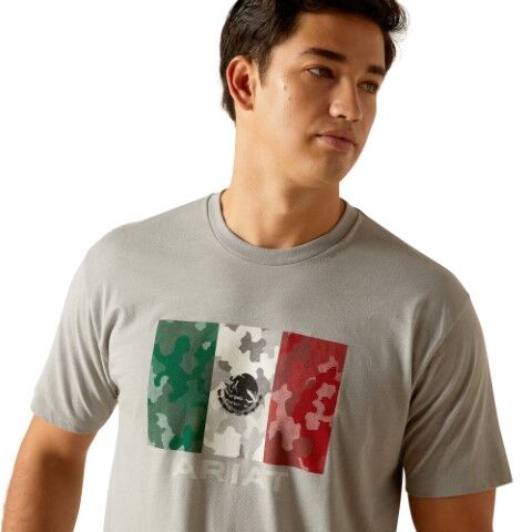 Ariat Men's Ariat Mexico Camo Flag T-Shirt