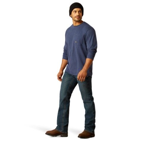 Ariat Men's Rebar Workman Reflective Flag Graphic T-Shirt